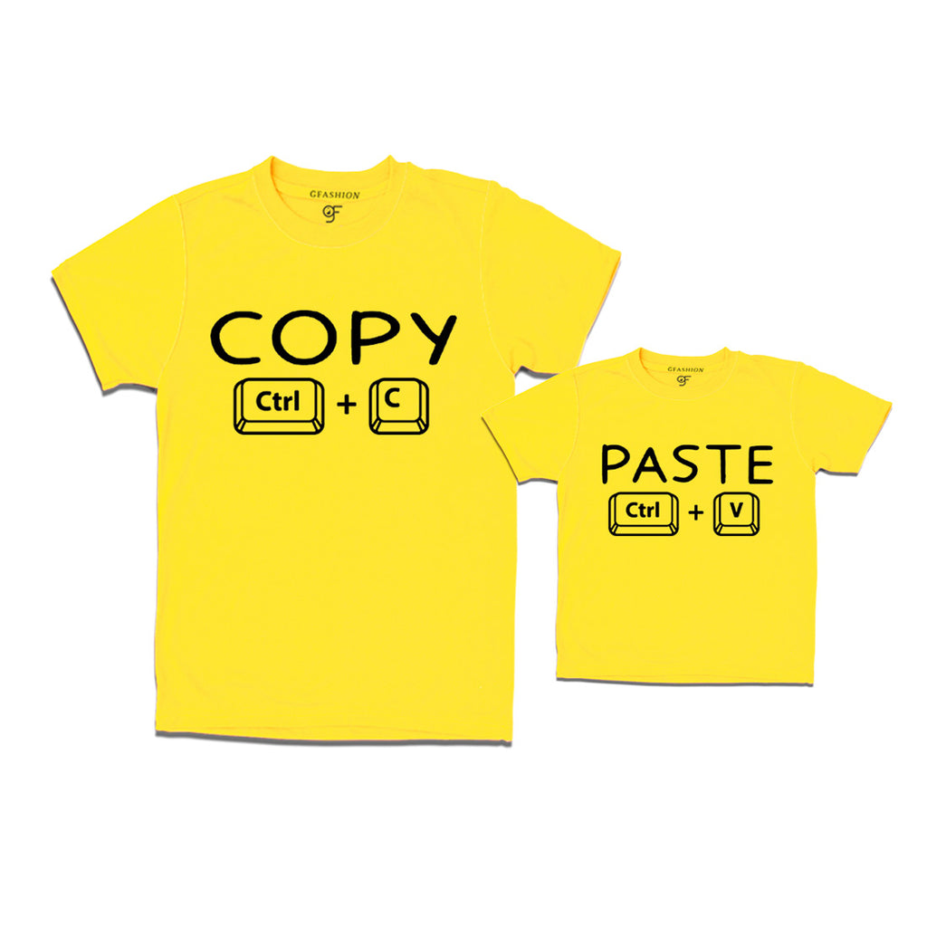 copy paste t shirts for dad and son โ GFASHION